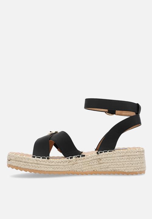 Madison® - Lilith espadrille sandal - matt black