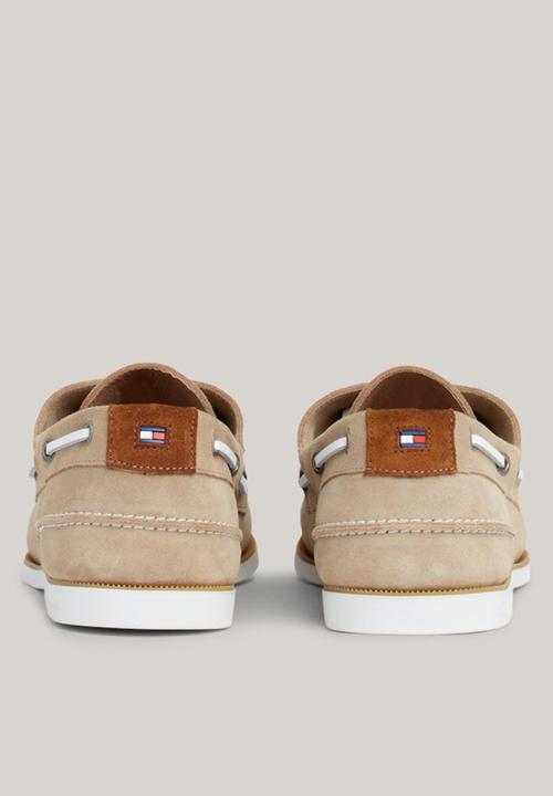 Tommy Hilfiger - TH Boat Shoe Core Suede - Beige