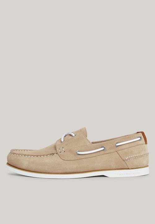 Tommy Hilfiger - TH Boat Shoe Core Suede - Beige