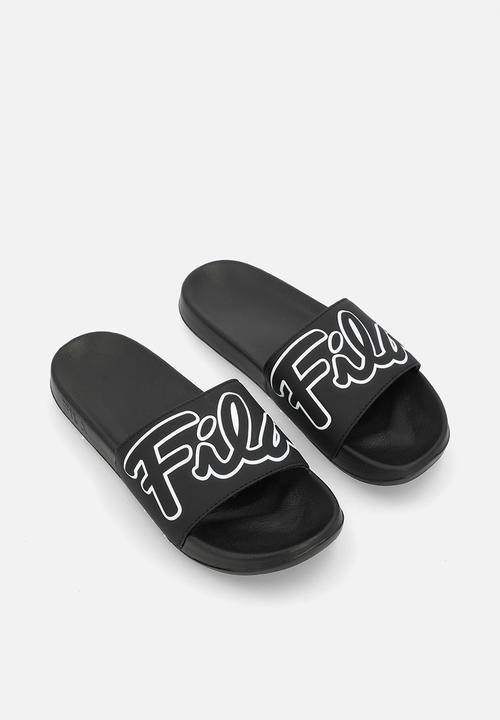 FILA - Milano slide - black/white