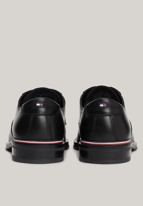 Tommy Hilfiger - Core RWB Hilfiger Leather Shoe - Black