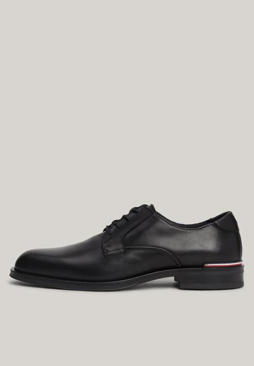 Tommy Hilfiger - Core RWB Hilfiger Leather Shoe - Black