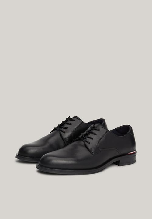 Tommy Hilfiger - Core RWB Hilfiger Leather Shoe - Black