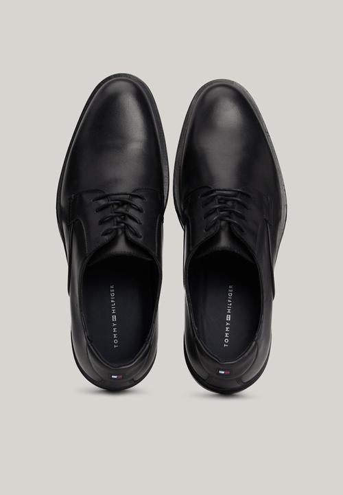 Tommy Hilfiger - Core RWB Hilfiger Leather Shoe - Black