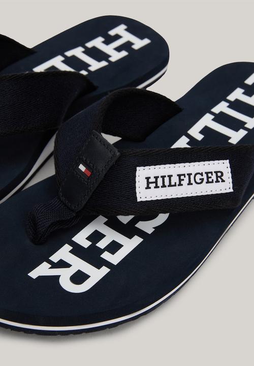 Tommy Hilfiger - Patch Hilfiger beach sandal - desert sky 