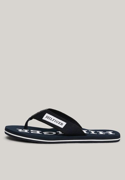 Tommy Hilfiger - Patch Hilfiger beach sandal - desert sky 