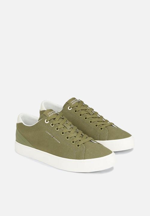 Tommy Hilfiger - TH hi vulv low summer cvs - mash green
