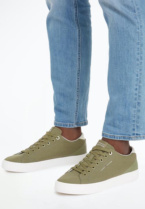 Tommy Hilfiger - TH hi vulv low summer cvs - mash green