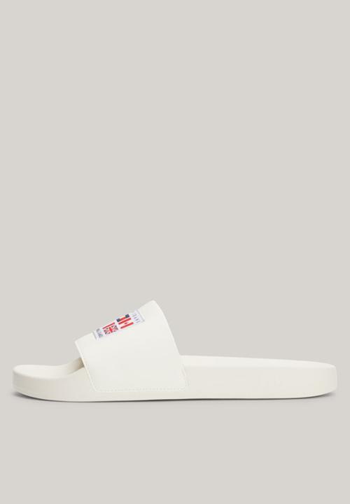 Tommy Hilfiger - TJM Archive games pool slide - ivory