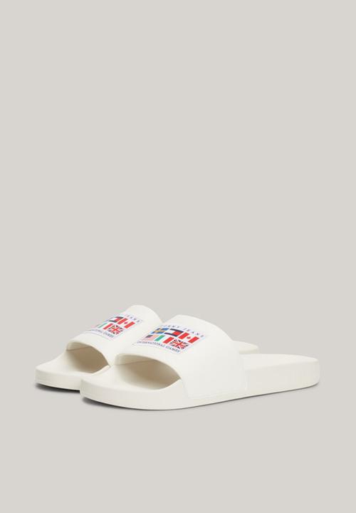 Tommy Hilfiger - TJM Archive games pool slide - ivory