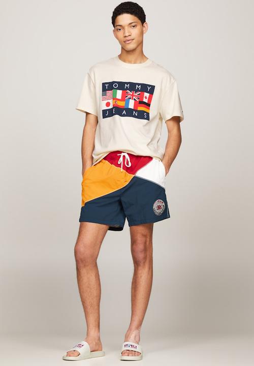 Tommy Hilfiger - TJM Archive games pool slide - ivory