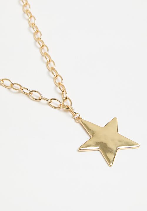 Superbalist - Star pendant necklace - gold