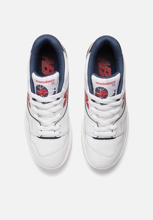 New Balance  - B550 V1 gs - White/Blue/Red