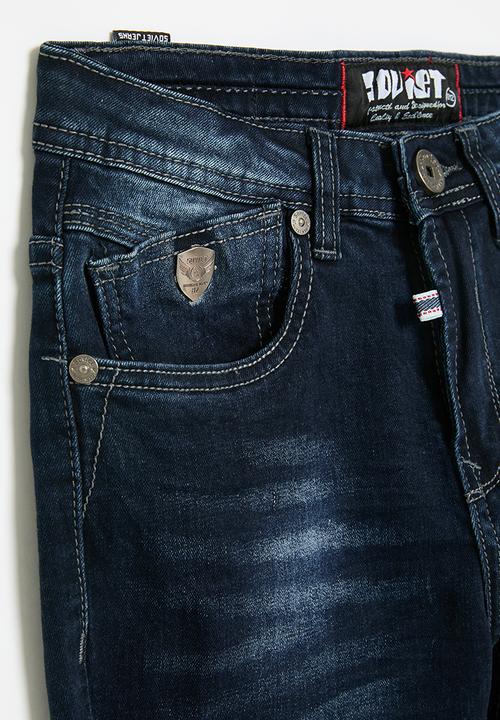 SOVIET - Boys fashion skinny denim - double dip