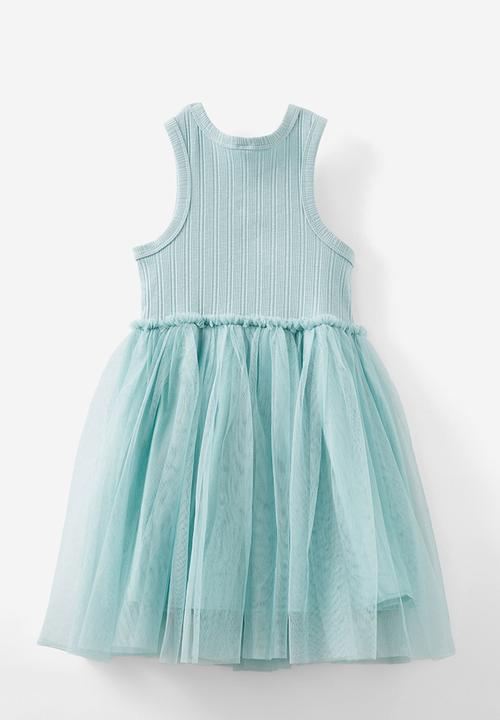 Cotton On - Nova dress up dress - barber blue