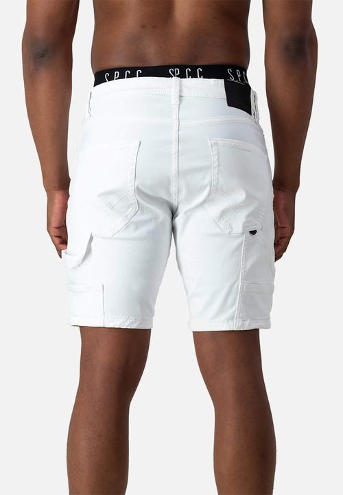 S.P.C.C - Mahura woven short  - optical white