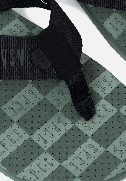 S.P.C.C - Lauder flip flops  - dark fatigue