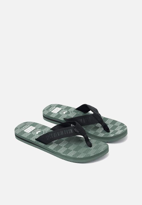 S.P.C.C - Lauder flip flops  - dark fatigue