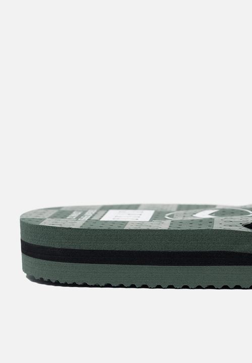 S.P.C.C - Lauder flip flops  - dark fatigue