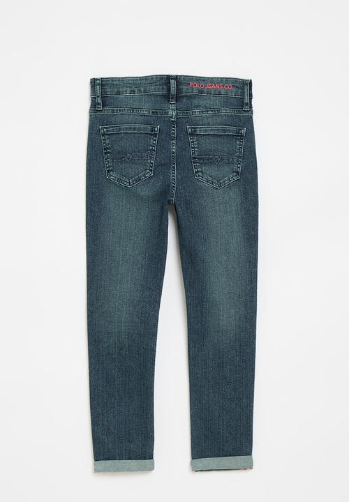 POLO - Boys tom slim fit jean - medium wash