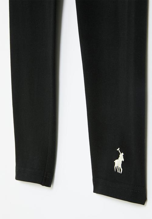 POLO - Girls victoria full length legging - black