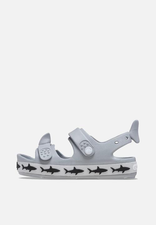 Crocs - Crocband Cruiser Shark Sandal T - Light Grey