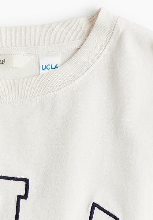 H&M - Oversized printed t-shirt - white