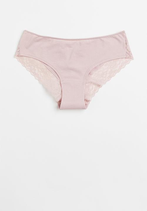 H&M - 5 Pack hipster briefs - light pink/old rose