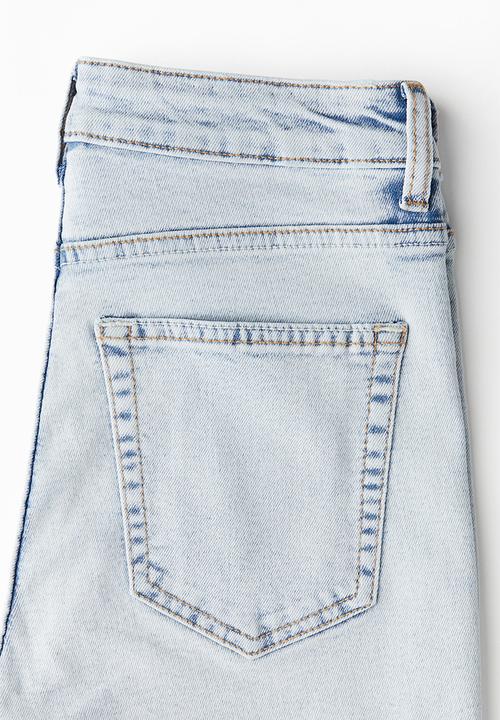 H&M - Flared high jeans - pale denim blue