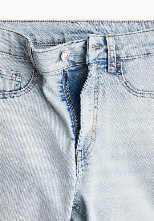 H&M - Flared high jeans - pale denim blue