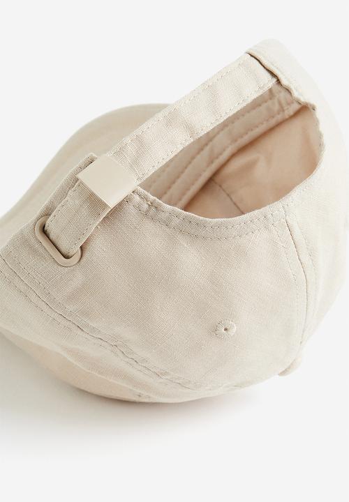 H&M - Linen cap - light beige
