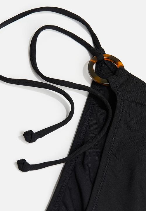 H&M - Tie tanga bikini bottoms - black