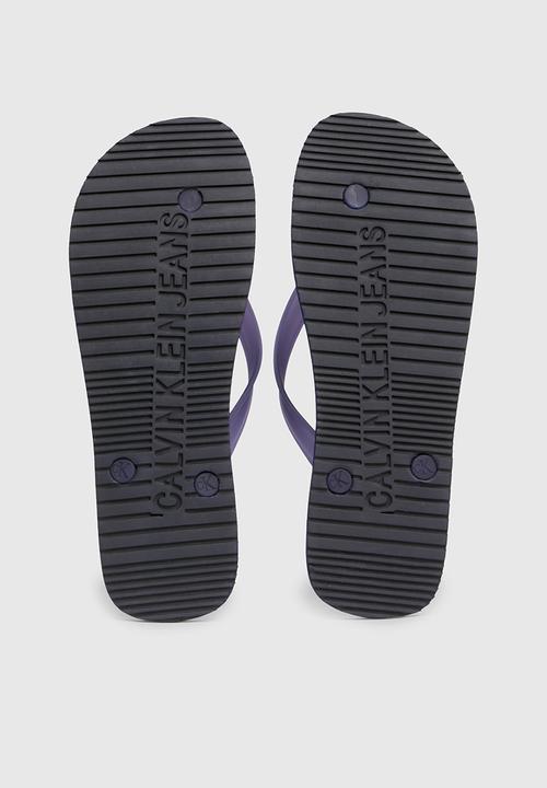 Calvin Klein - Beach sandal glossy - blue 