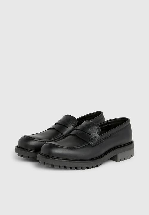 Calvin Klein - Moccasin - black leather