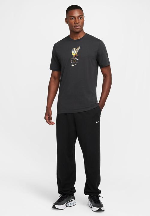 Liverpool fc crest tee - dk smoke grey