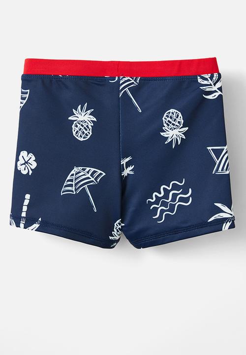 Cotton On - Billy boyleg swim trunk - in the navy/beach