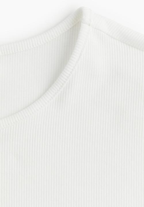 H&M - Fitted t-shirt - white