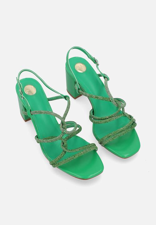 Footwork - Ponta Block Heel - Green