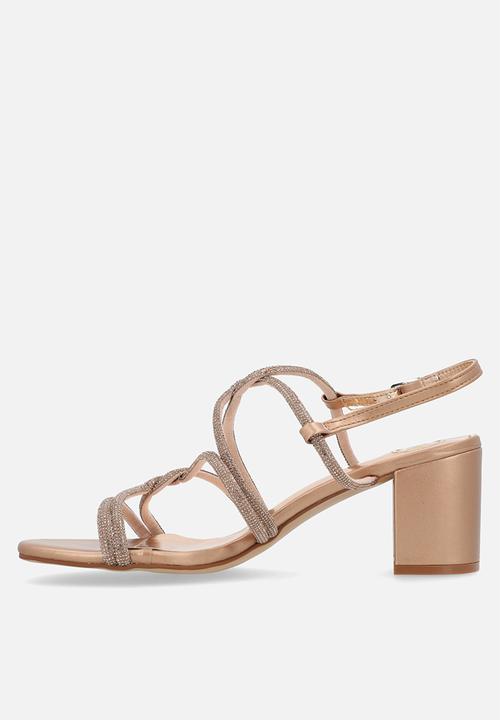 Footwork - Ponta Block Heel - Rose Gold