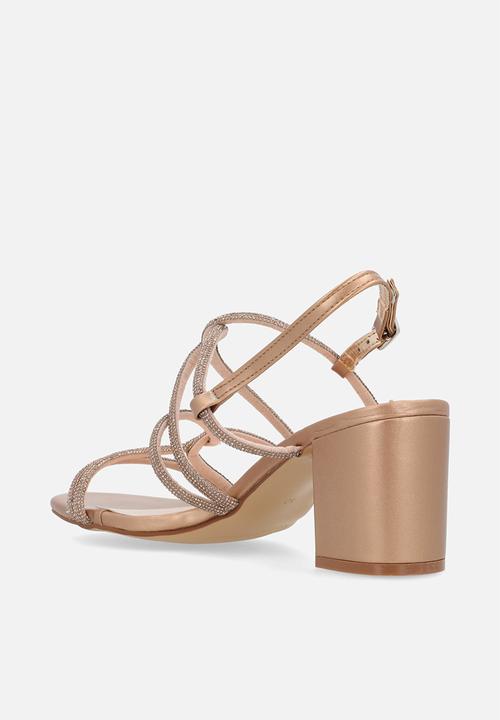 Footwork - Ponta Block Heel - Rose Gold
