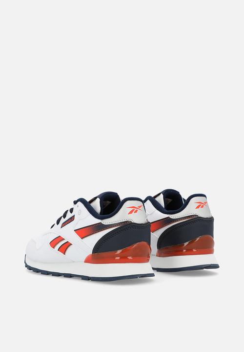 Reebok - Cl Leather Step N Flash Elastic Lace - White/Vectornavy/Pumporange