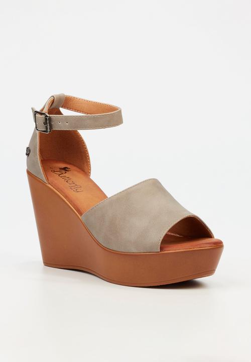 Butterfly Feet - Allora 2 wedge - grey