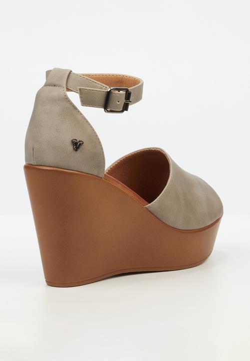 Butterfly Feet - Allora 2 wedge - grey
