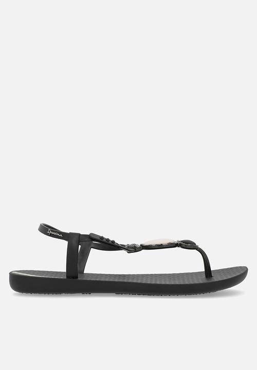 Ipanema - Class bright stone thong - black