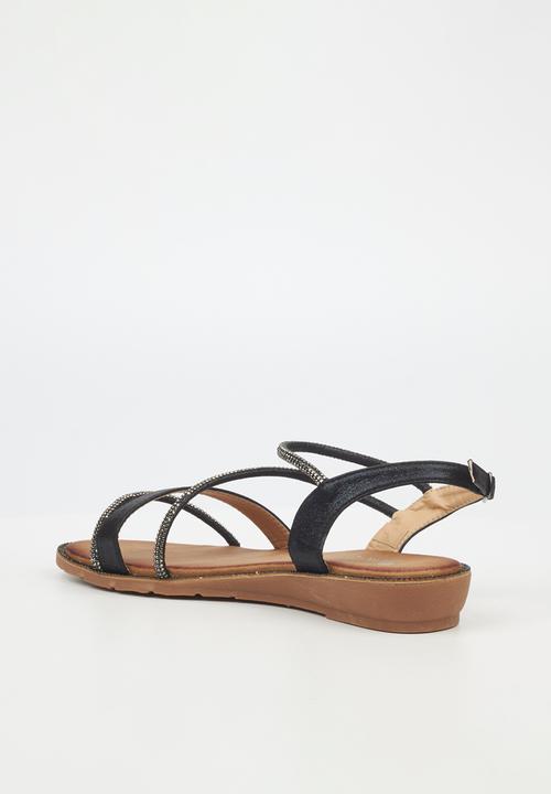 Butterfly Feet - Iva 2 embellished - black
