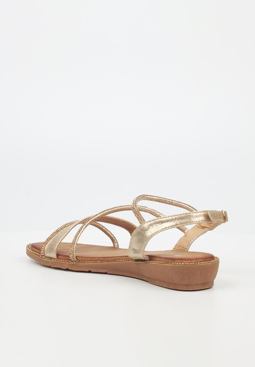 Butterfly Feet - Iva 2 embellished - gold