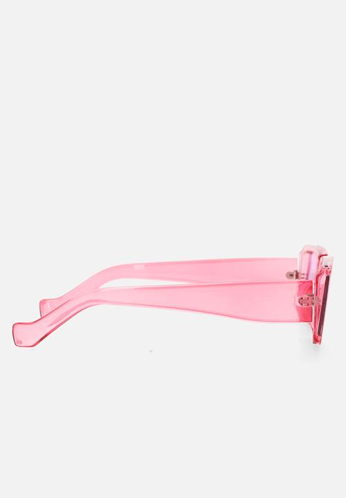 Superbalist - Sage rectangle sunglasses - pink