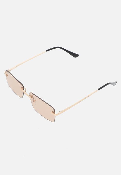 Superbalist - Taylor rectangle sunglasses - gold
