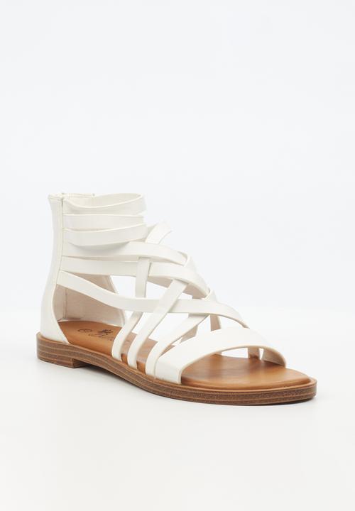 Butterfly Feet - Lourie 1 strappy - white