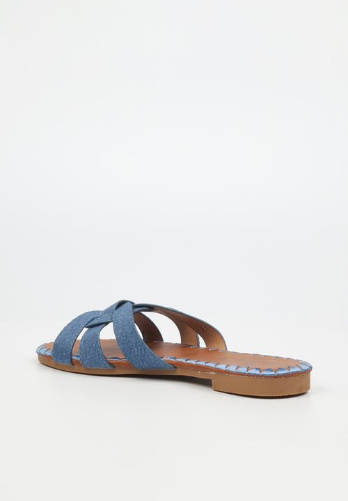 Butterfly Feet - Zany 1 slip-on - blue